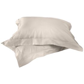 Ζεύγος Μαξιλαροθήκες Silky Natural Oxford 52x72 guy Laroche  100% Cotton Satin