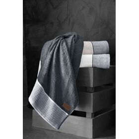 Πετσέτα Σώματος (70x140)  Linos Anthracite guy Laroche Anthracite 100% Cotton 650 Gr/m²