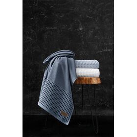 Πετσέτα Μπάνιου Luca Anthracite 70x140 guy Laroche Anthracite Combed Cotton 650 Gr/m3