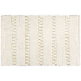 Πατάκι Μπάνιου Rocco Ivory 55x95 guy Laroche Ivory 100% Βαμβάκι