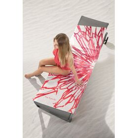 Πετσέτα Θαλάσσης Velour Printed 2202 Coral100x175 guy Laroche Coral 50%cotton-50%polyester