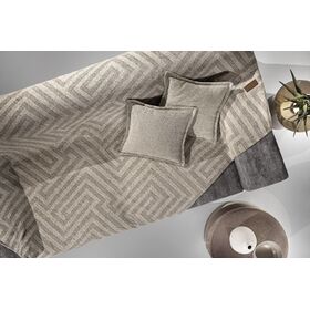 Ριχτάρι Aberon Natural 2θέσιος 180x250 guy Laroche Ecru 65% Chenille / 25% Cotton -15% Polyester