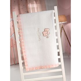 Κουβέρτα Bebe Africa Pink Πικέ 110x150 Saint Clair Pink 100% Βαμβάκι