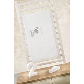 Κουβέρτα max Πικέ 110x150 Saint Clair Ivory 100% Βαμβάκι