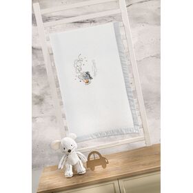 Κουβέρτα Nosy Πικέ 110x150 Saint Clair Ivory 100% Βαμβάκι