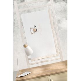 Κουβέρτα Bebe Aldo Πικέ 110x150 Saint Clair Ivory 100% Βαμβάκι