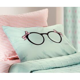 Διακοσμητική Μαξιλαροθήκη Rosie Mint 50x70 Saint Clair  100% Polyester