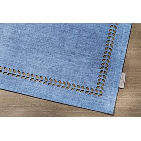 Σουπλά 3007 Blue Jean Laser cut 45x33 Saint Clair  100% Πολυεστέρας