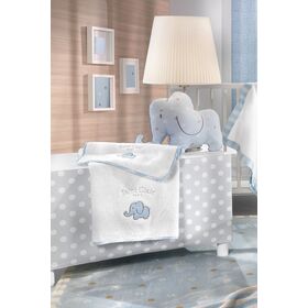 Σετ 2τμχ. Βρεφικές Πετσέτες Africa Blue Saint Clair Blue 100% Βαμβάκι