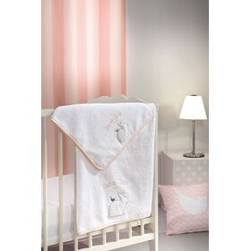 Σετ 2τμχ. Βρεφικές Πετσέτες Lapin Pink Saint Clair Pink 100% Βαμβάκι