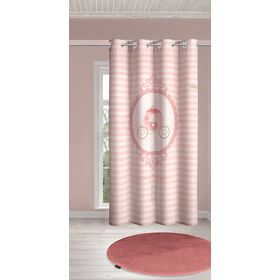 Παιδική & Βρεφική Κουρτίνα Soft-Touch Little Princess με Τρουκς 160x240 Saint Clair Pink 100% Πολυεστέρας