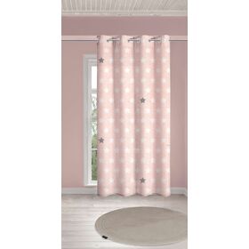 Παιδική & Βρεφική Κουρτίνα Soft-Touch Pirineo Pink με Τρουκς 160x240 Saint Clair Pink 100% Πολυεστέρας