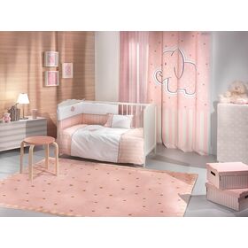 Σετ 5τμχ Βρεφική Προίκα Africa Pink Saint Clair  100% Βαμβάκι