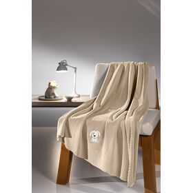 Βρεφική Κουβέρτα Puppy Natural 110x140 guy Laroche  100% Fine Microfiber