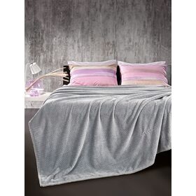 Σετ 2τμχ Κουβέρτα Rombus Silver 220x240 guy Laroche  100% Pol. - Microfiber