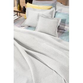 Κουβέρτα Rain Snow White 245x260 guy Laroche  60% Cotton, 40% Polyester Jacquard