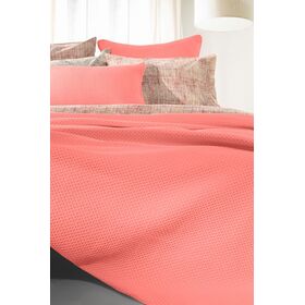 Σετ 2τμχ Κουβερλί Riva Coral 160x240 guy Laroche  100% Fine Microfiber