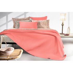 Σετ 2τμχ Κουβερλί Riva Coral 250x240 guy Laroche  100% Fine Microfiber