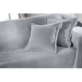 Διακοσμητικό Μαξιλάρι Rubicon Silver 45x45 (Χωρίς Γέμιση) guy Laroche  100% Fine Microfiber