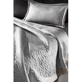 Μαξιλαροθηκες Oxford Ristretto Silver 52x72 (Ζεύγος) guy Laroche Silver 100% Μικροΐνες