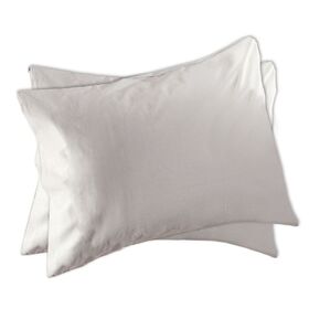 Ζεύγος Μαξιλαροθήκες Reserve Silver 52χ72 guy Laroche Grey 100% Cotton Percale