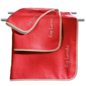 Σετ Πετσέτες 3τμχ.linda red guy Laroche  100% Βαμβάκι.βάρος 500 Gr/m²