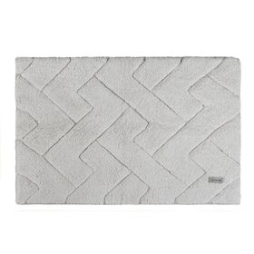 Πατάκι Μπάνιου Zita Silver 55x85 guy Laroche Silver 100% Cotton
