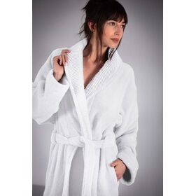 Μπουρνούζι Deluxe spa White Xlarge guy Laroche White 100% Microcell Cotton