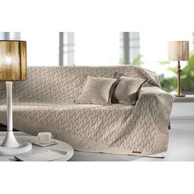 Ριχτάρι Season Sand (Πολυθρόνας) 180x150 guy Laroche Natural 50% Cotton -50% Chenille