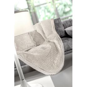Ριχτάρι Ristretto Ivory 130x170 σετ 2 τμχ (2 Όψεων) guy Laroche Ivory 100% Polyester Ultrasoft