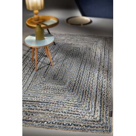 Χαλί Rugget Denim 70x160εκ. guy Laroche  50% Cotton, 50% Jute