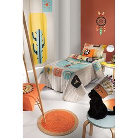 Κουβερλί Indian 160x220 Saint Clair  100% Pol.- Microfiber