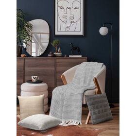 Ριχτάρι Herhaling Grey Ριxτάριτριθέσιουκαναπέ:190x300