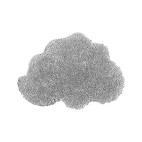 Παιδικό Χαλί Light Grey Shade Cloud 80x125