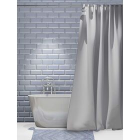 Κουρτίνα Μπάνιου Llano Grey Κουρτίναμπάνιου:180x240
