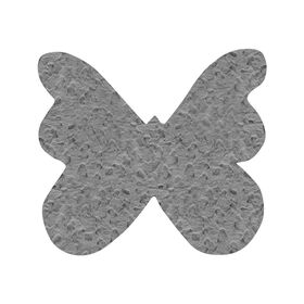 Παιδικό Χαλί Glacial Grey Butterfly 160x160
