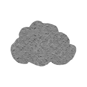 Παιδικό Χαλί Glacial Grey Cloud 100x145