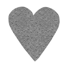 Παιδικό Χαλί Glacial Grey Heart 160x160