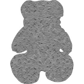 Παιδικό Χαλί Glacial Grey Teddy Bear 120x140