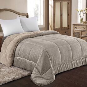 ΚΟΥΒΕΡΤΟΠΑΠΛΩΜΑ ΜΟΝΟ 160X220 ADAM HOME (820) TAUPE