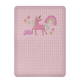 ΚΟΥΒΕΡΤΑ ΠΙΚΕ ΑΓΚΑΛΙΑΣ 80X110 ADAM HOME UNICORN OPAL ROSE