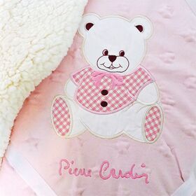 ΚΟΥΒΕΡΤΑ ΚΟΥΝΙΑΣ 110x140 FLEECE/SHERPA ΚΟΥΝΙΑΣ PIERRE CARDIN TEDDY PINK