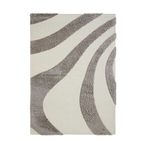 Χαλί Toscana Shaggy Branco White Silver Royal Carpet