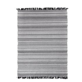 Χαλί Urban Cotton Kilim Samaira Black White Royal Carpet