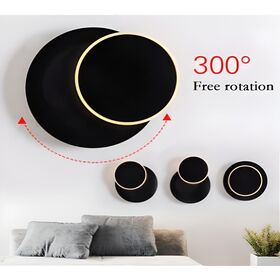 Se led 25  Lona Wall Lamp Black 10*2w 3cct 25x5cm Ip20 220v 2 Years Warranty