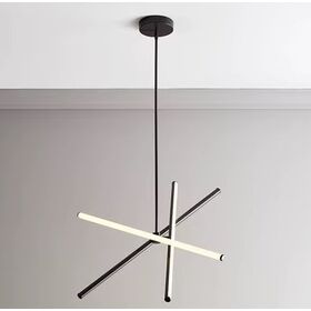 Se led 50 Vamos Pendant Black 22w 3cct 50x50x110cm Ip20 220v 2 Years Warranty