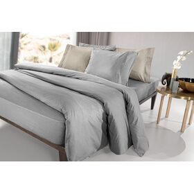 Σεντόνι Color Plus Silver με Λάστιχο 120x200+32 guy Laroche  100% Cotton Percale