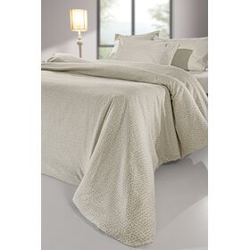 Σετ 4τμχ Σεντόνια Mira Cement Flannel 270x265 guy Laroche  100% Cotton Flannel
