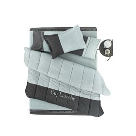 Πάπλωμα Kent Aqua Grey Suede 220x240 guy Laroche  100% Microsuede