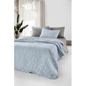 Σετ 2τμχ Κουβερλί Shadow Blue 250x240 guy Laroche  100% Fine Microfiber